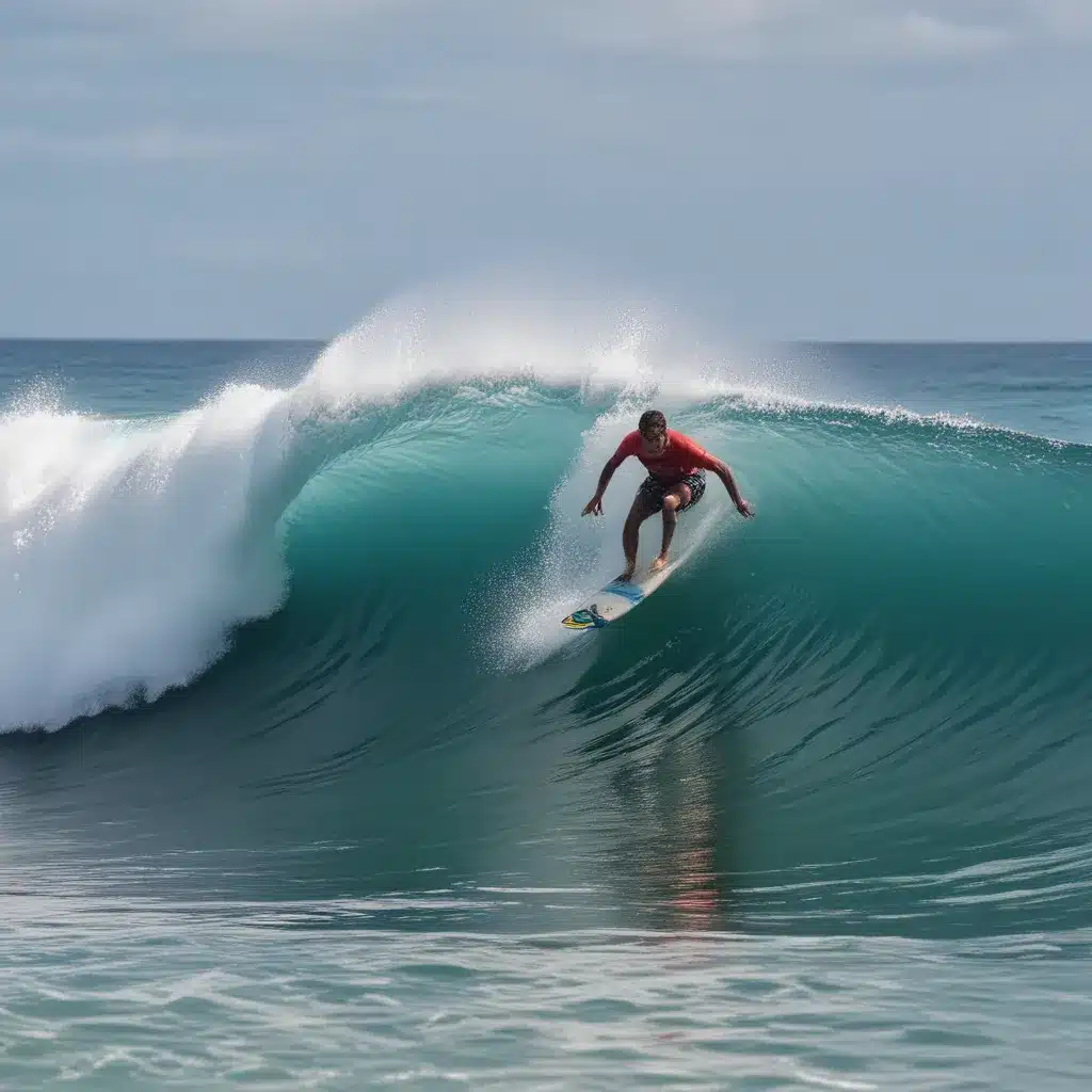Catching Big Waves While Surfing Siargao