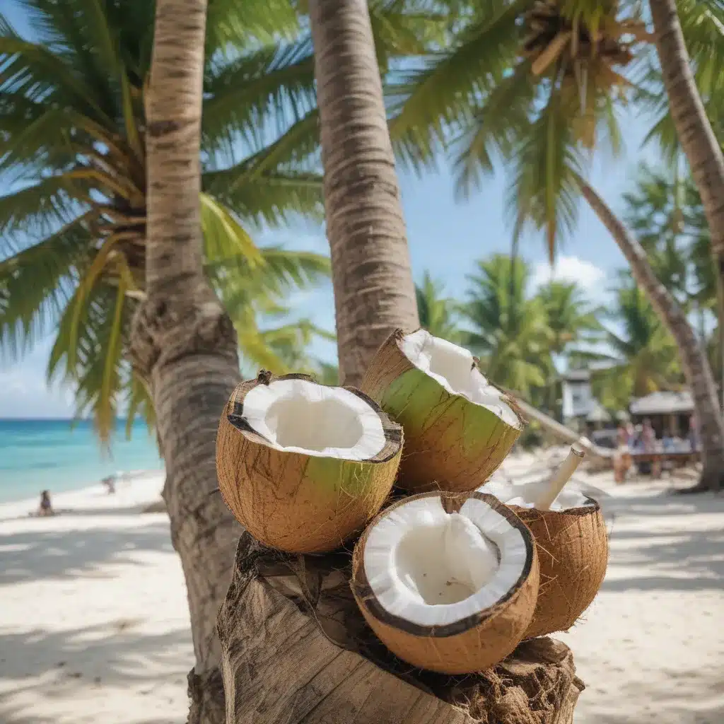 Enjoy Fresh Coconuts on the Beach in Boracay