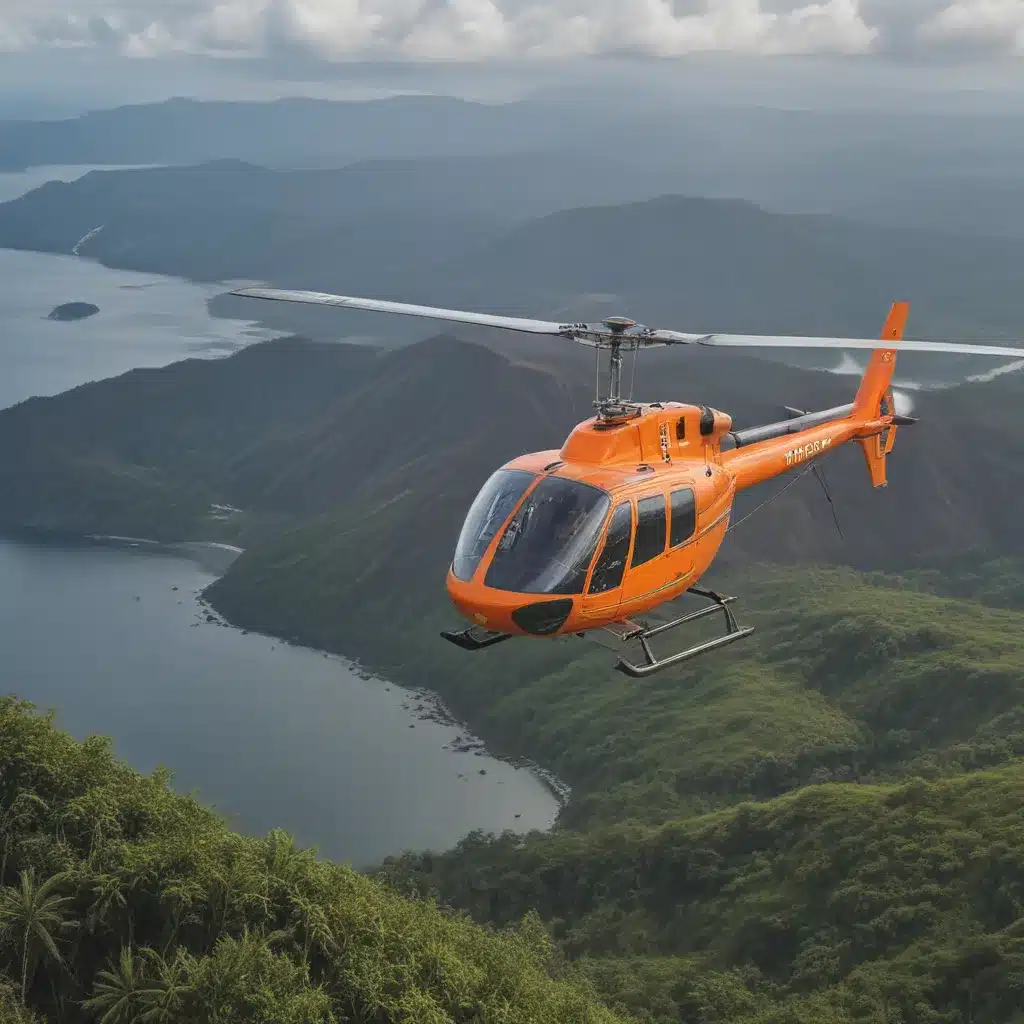Helicopter Tours Around Taal Volcano