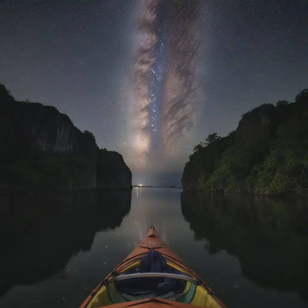 Kayak Under the Milky Way in El Nido