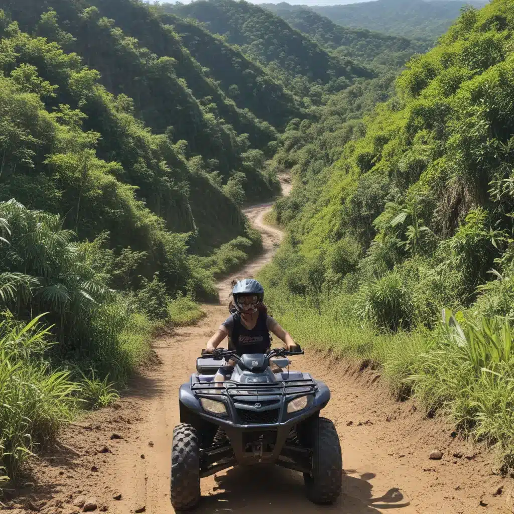 Off-Road ATV Riding Through Chocolate Hills