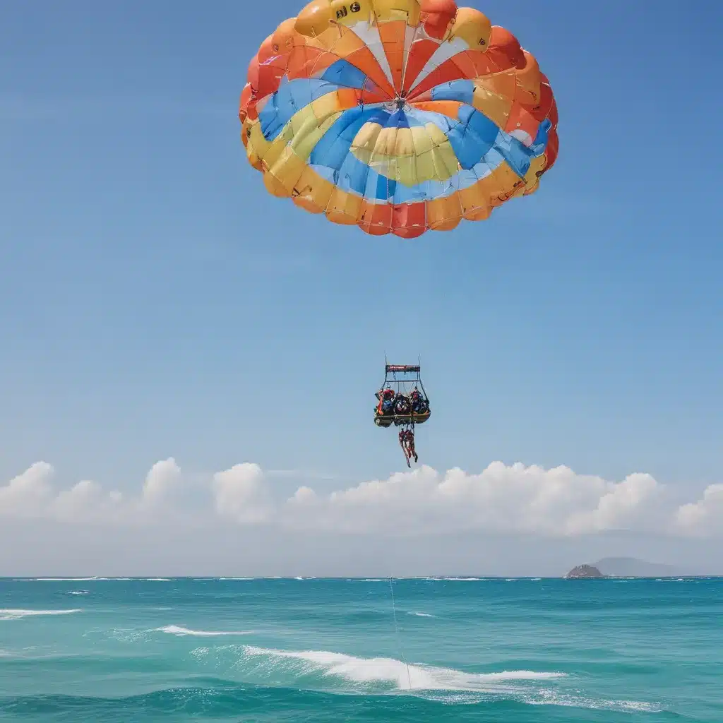 Parasailing Above the Sparkling Waters of Boracay