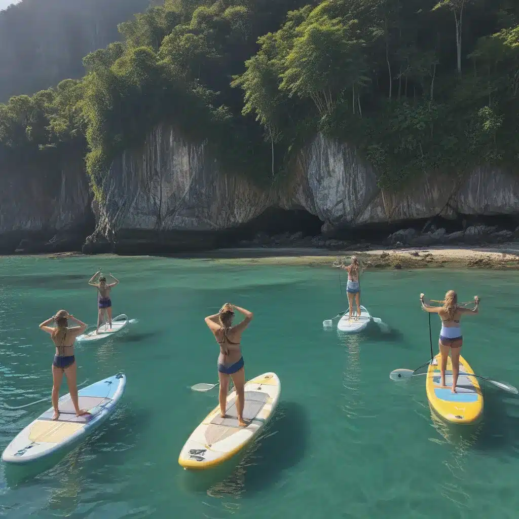 Relax with SUP Yoga in Bacuit Bay