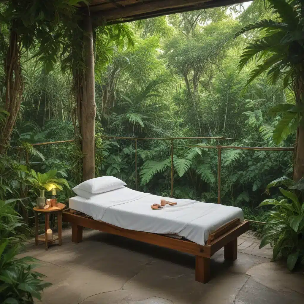 Relaxation and Healing in Lush Jungle Settings