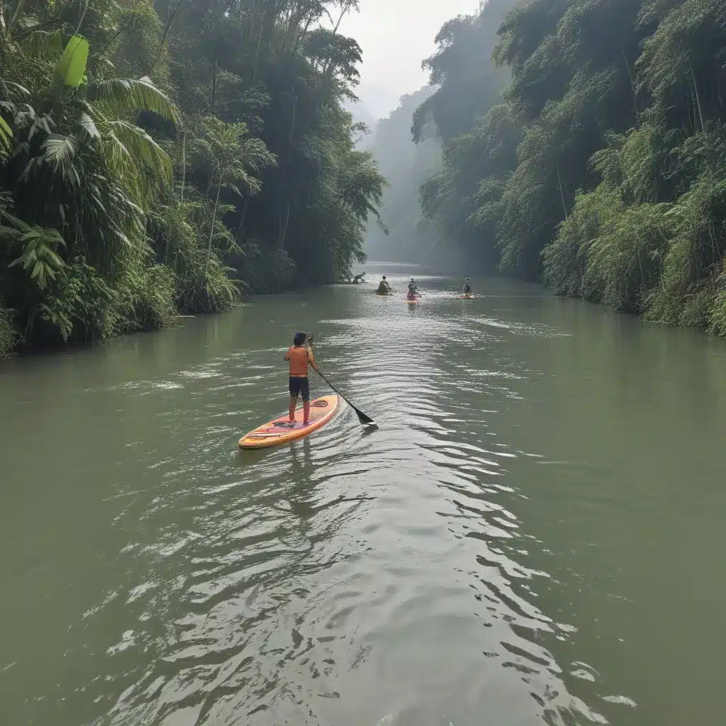 Stand Up Paddle Board Down the Pagsanjan River