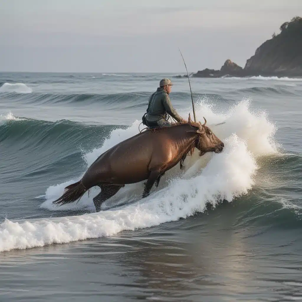 Surf and Turf: Riding Waves with Fishermen