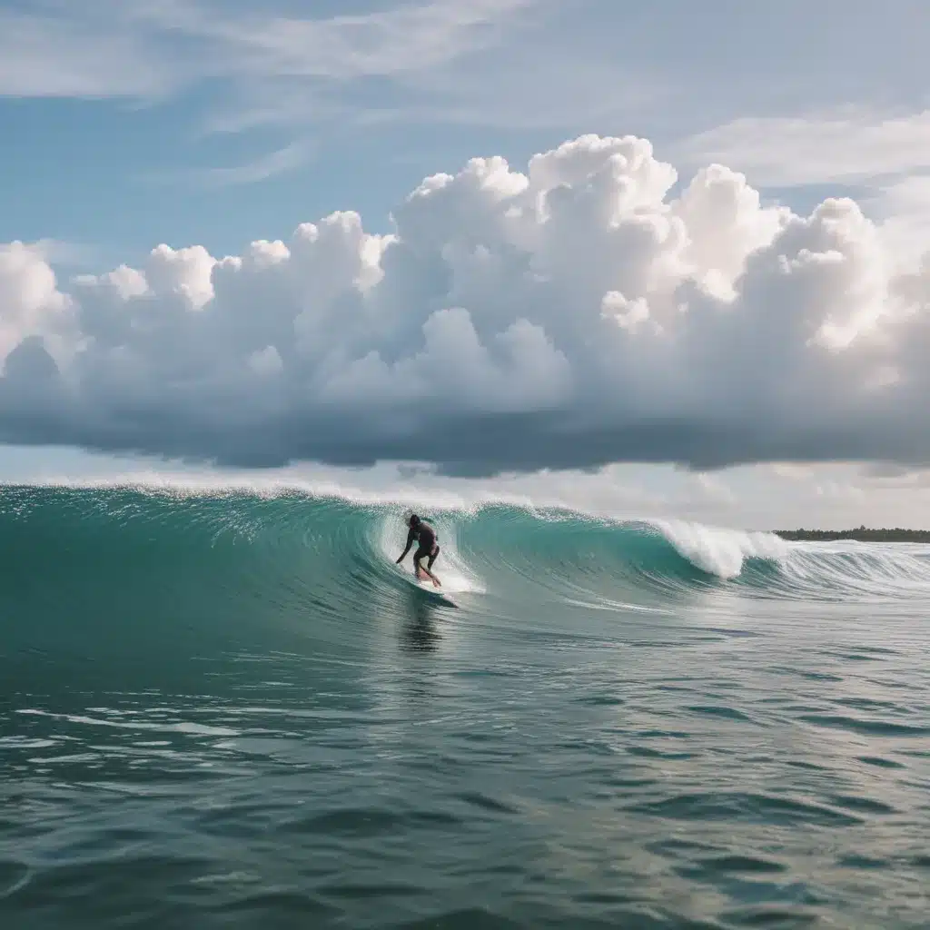 Surfing Cloud 9 in Siargao