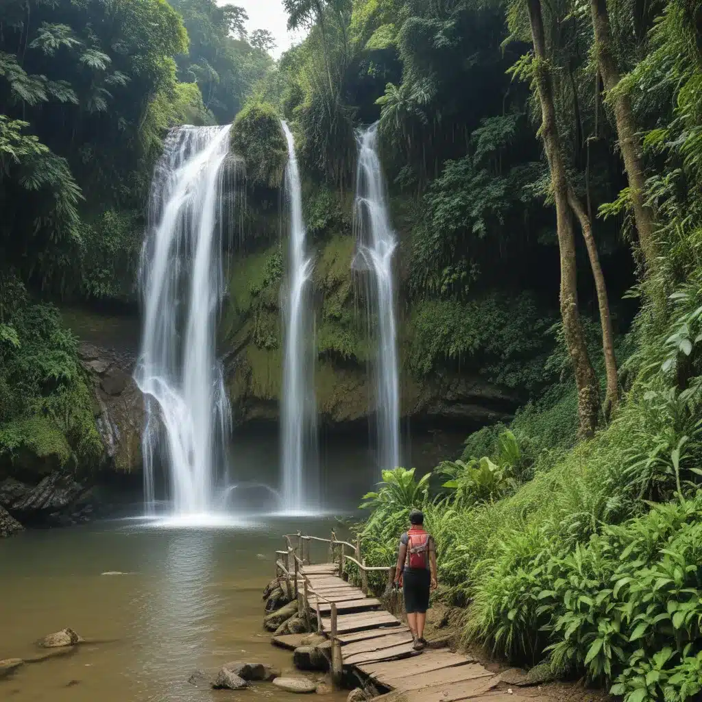 Trek to Thundering Multi-Tiered Waterfalls in Lake Sebu