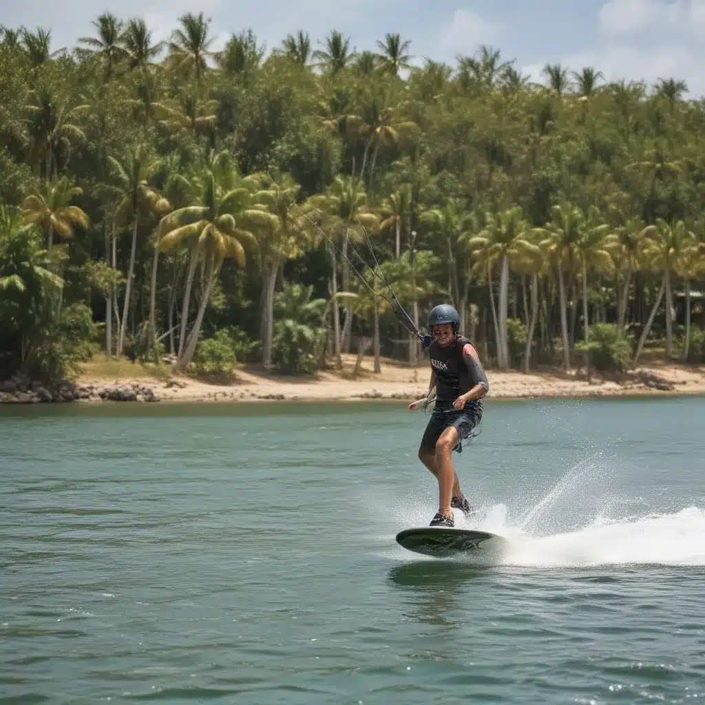 Wakeboarding at Camaya Coast