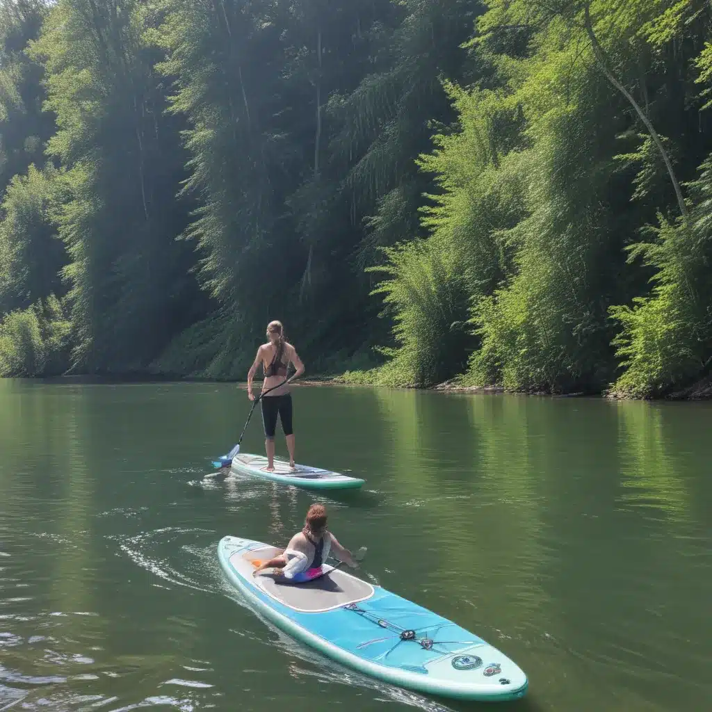 Zen Out Paddle Boarding Downriver