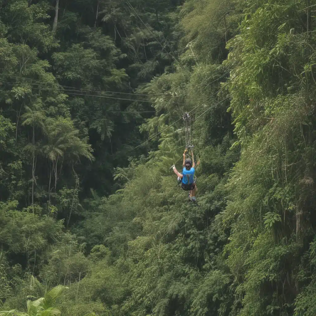 Ziplining Over the Jungles of Cebu