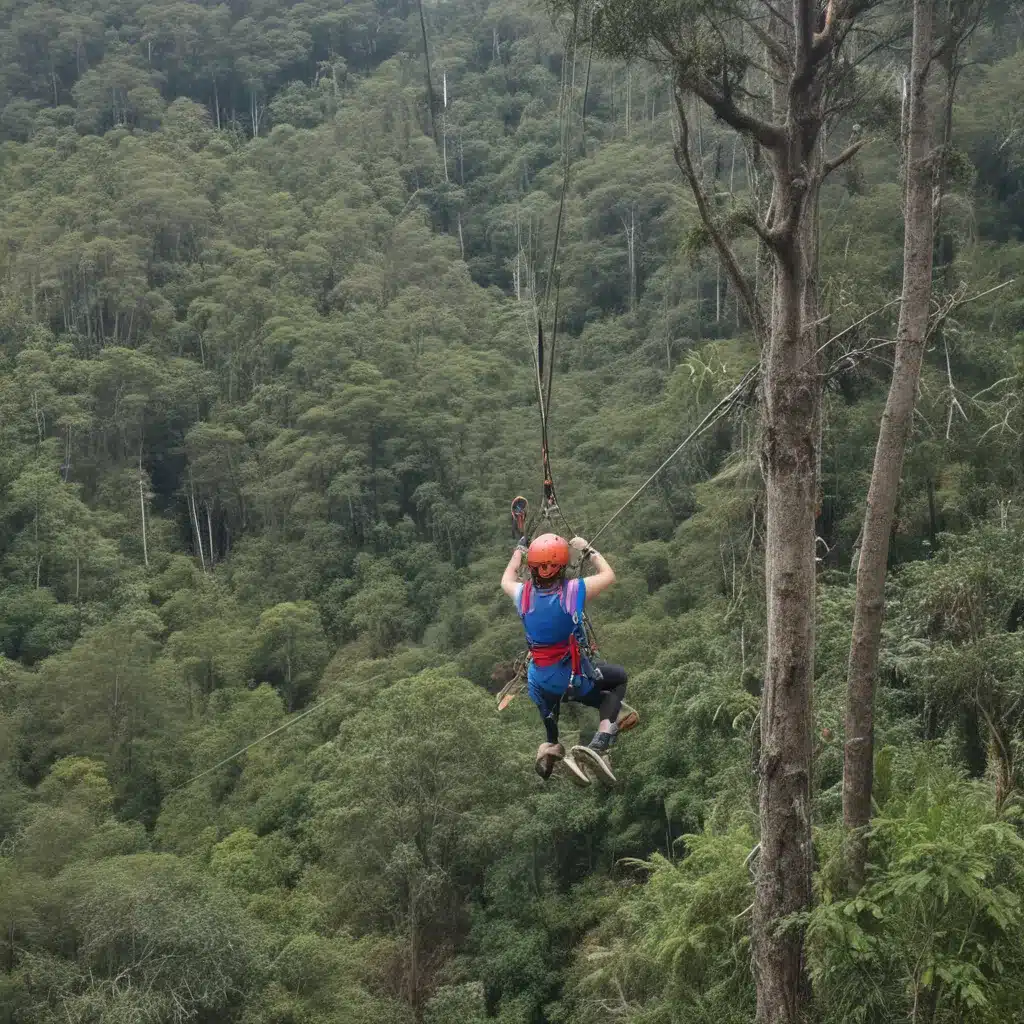 Ziplining Through the Canopy in Sagada Mountain Province